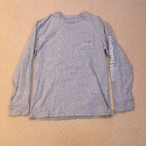 Vineyard Vines Grey Long Sleeve T-Shirt